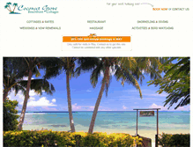 Tablet Screenshot of coconutgrovefiji.com
